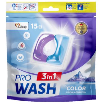   PRO WASH "Mountain Freshness" color kapszula 15db (doypack)