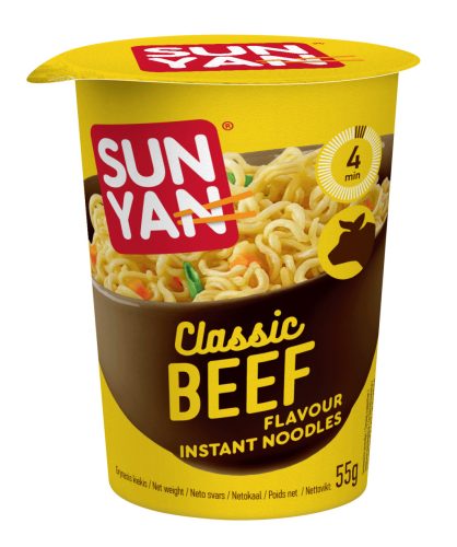 SunYan Eco Cup instant tészta marha 55g