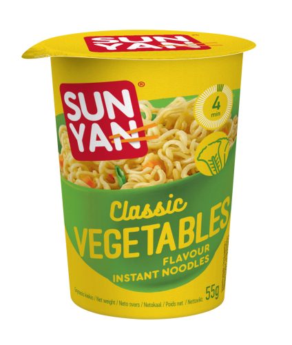 SunYan Eco Cup instant tészta zöldség 55g