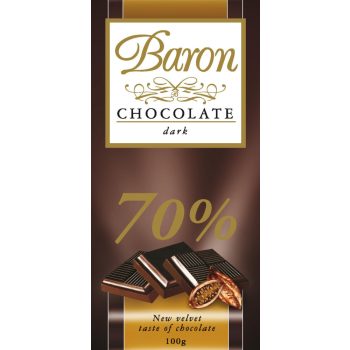BARON Étcsokoládé 70% 100g