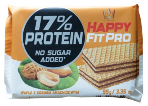 HAPPY FIT  PRO Mogyorós ostyaszelet hozzáadott cukor nélkül 95g