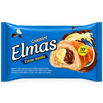 ELMAS Croissant Kakaós-Vaníliás 60g