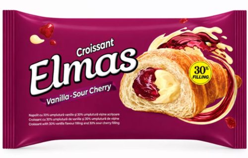 ELMAS Croissant Vanília-Meggyes 60g