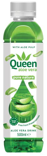 QUEEN Aloe Vera üdítőital Natúr 500ml (DRS)