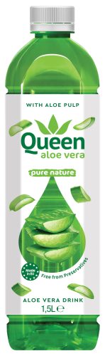 QUEEN Aloe Vera üdítőital Natúr 1500ml (DRS)