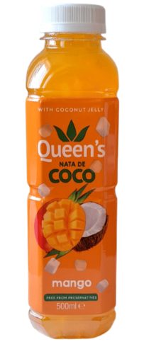 QUEEN Nata de Coco üdítőital Mangó 500ml (DRS)