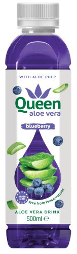 QUEEN Aloe Vera üdítőital Áfonya 500 ml (DRS)