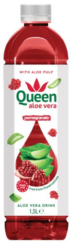 QUEEN Aloe Vera üdítőital Gránátalma 1500ml (DRS)