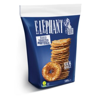 ELEPHANT lapos perec sós 180g