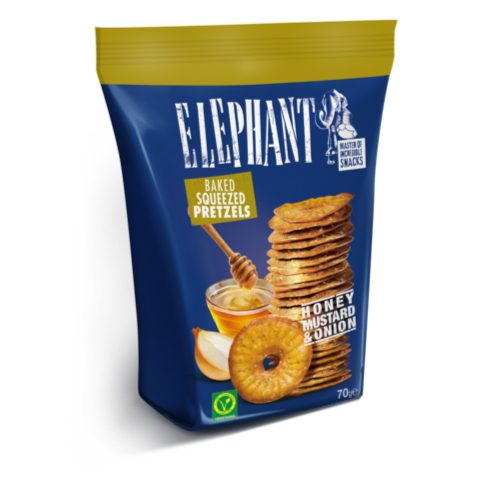 ELEPHANT lapos perec mézes-mustáros-hagymás 70g