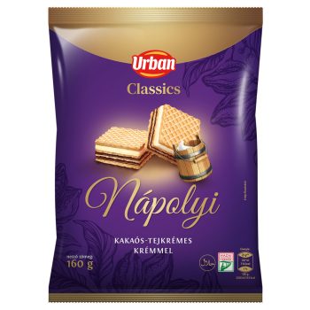 URBAN CLASSICS kakaós-tejkrémes nápolyi 160g