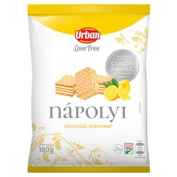 URBAN Love free citromízű nápolyi 180g HCN