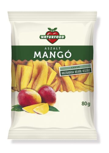 Naturfood Aszalt mangó (cukor és SO2 mentes) 80g