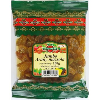 Naturfood Jumbo arany mazsola 150g