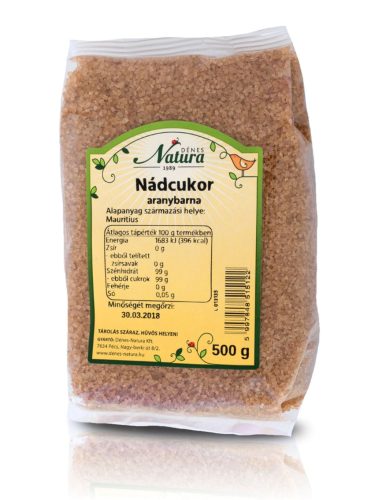 Dénes- Natura Nádcukor aranybarna  500 g