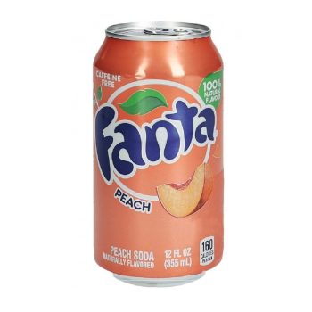 Fanta Peach ízű üdítőital 355ml (DRS)