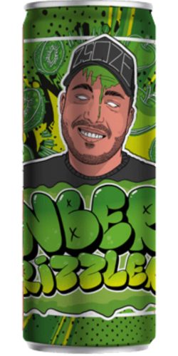 NBER RIZZLER Kiwi-Zöldalma-Lime szénsavas üdítőital 250ml (DRS)