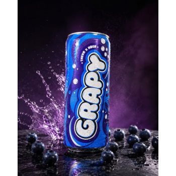   Nber Grapy Kékszőlő ízű szénsavas üdítőital 330ml (DRS)