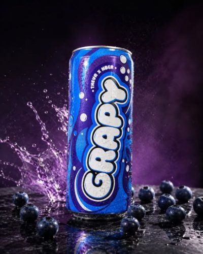 Nber Grapy Kékszőlő ízű szénsavas üdítőital 330ml (DRS)