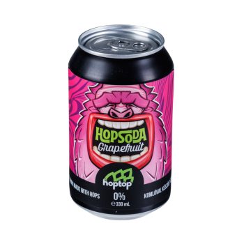 HopSoda Grapefruit 0,33L CAN 12db/karton (DRS)