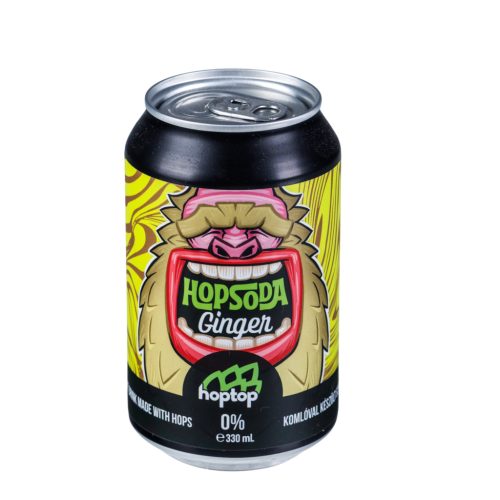 HopSoda Ginger 0,33l CAN 12db/karton (DRS)