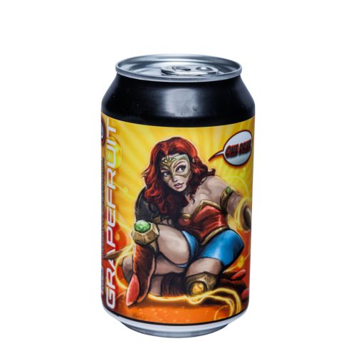 HopSoda Grapefruit 0,33L CAN 12db/karton (DRS)
