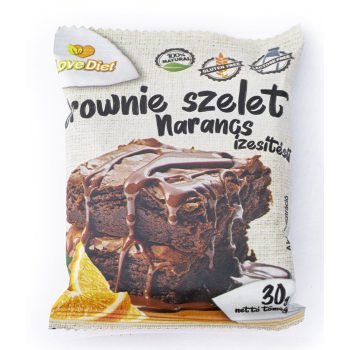 Love Diet Brownie Narancs ízű 30g /GM és laktózmentes/