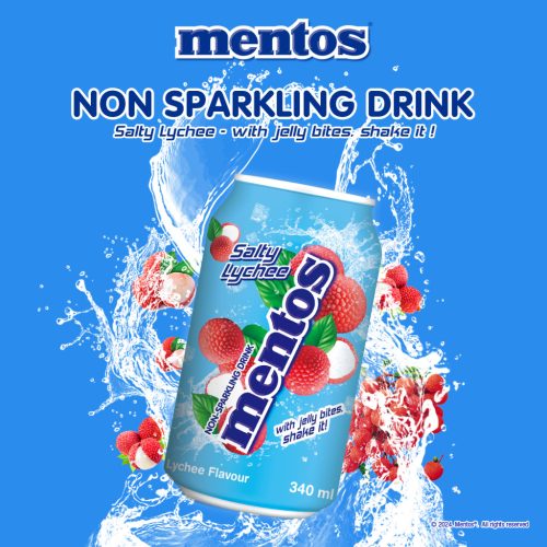 MENTOS Salty Lychee 340ml (DRS)