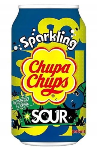Chupa Chups Sour Bluberry 345ml (DRS)