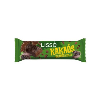 LISSÉ Szelet Kakaós-Rumos Étcsokoládéval mártva 31g