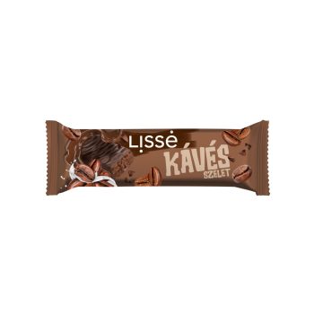 LISSÉ Szelet Kávé ízű Étcsokoládéval mártva 31g
