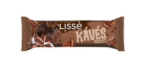 LISSÉ Szelet Kávé ízű Étcsokoládéval mártva 31g