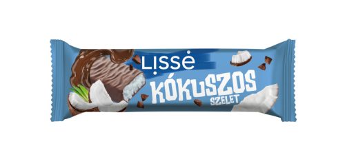 LISSÉ Szelet Kókuszos Tejcsokoládéval mártva 31g