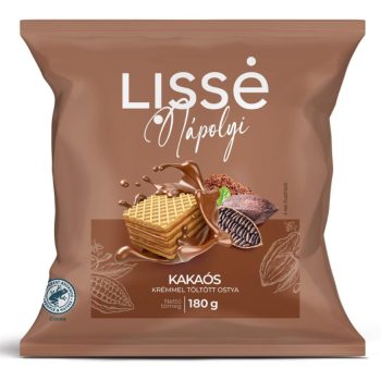 Lissé Töltött Ostya Kakaós 180g