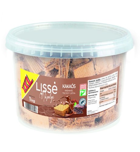 Lissé Kakaós krémmel töltött ostya 1 kg (vödrös)