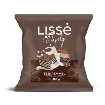 Lissé Tejkrémmel töltött kakaós ostya 160g