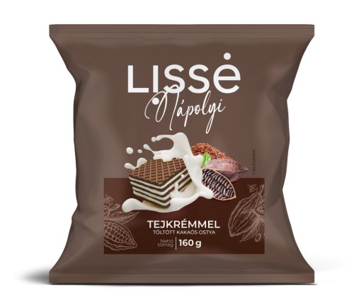 Lissé Tejkrémmel töltött kakaós ostya 160g