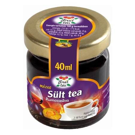 Sült Tea rumos szilva 40ml (1 karton=20db) (375Ft / db)