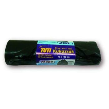 TUTI kukazsák 200 liter MEGA (5 db/roll)