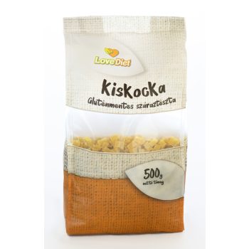 Love Diet Kis kocka gluténmentes száraztészta 500g