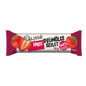 Lissé Gyümölcsszelet Epres 30g (94%)