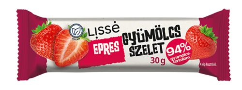 Lissé Gyümölcsszelet Epres 30g (94%)