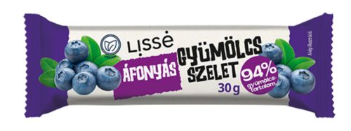 Lissé Gyümölcsszelet Feketeáfonyás 30g (94%)