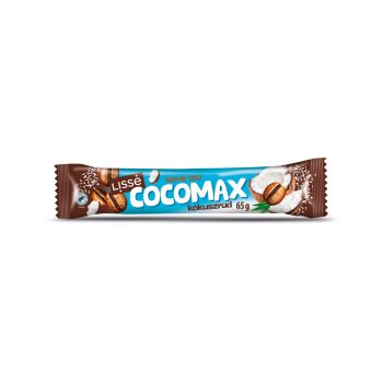 CocoMax Kávé ízű kókuszos rúd 65g