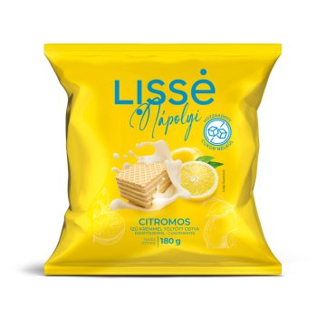   Lissé HCN Töltött Ostya Citromos ízű 180g (Hozzáadott cukrot nem tartalmaz!)