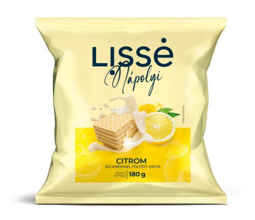 Lissé Töltött Ostya Citromos ízű 180g