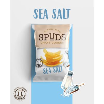 Spuds sea salt chips 65g 10db/karton (2027.01.03.)