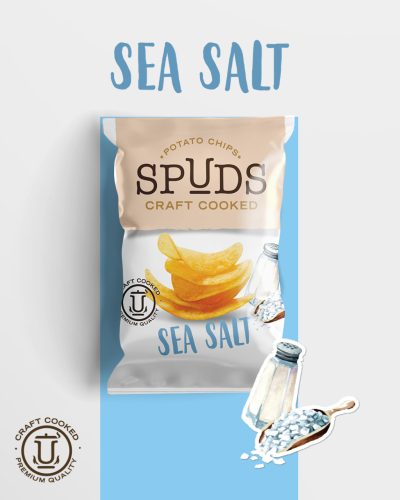 Spuds sea salt chips 65g 10db/karton (2027.01.03.)