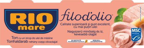 Rio Mare Tonhal olívaolajban Filod'Olio (csökk.olajtartalom-light) 65g*3