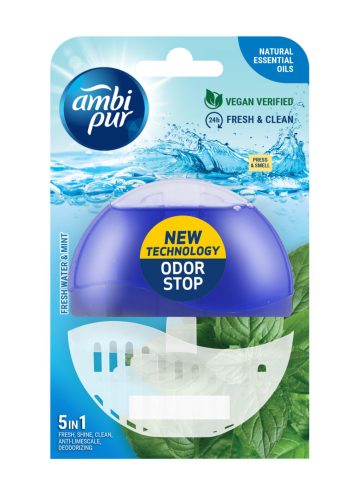 Ambipur wc gél 55ml + készülék water & mint